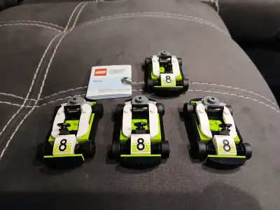 Lego City go-karts lot wants Lego Marvel or DC minifigures, View more