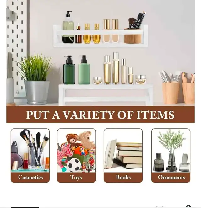 3-Pack Wooden Floating Wall Shelves (Brand New) in Home Décor & Accents in Oakville / Halton Region - Image 4