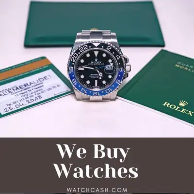 Sell your Rolex or luxury watch to an authentic buyer, View more