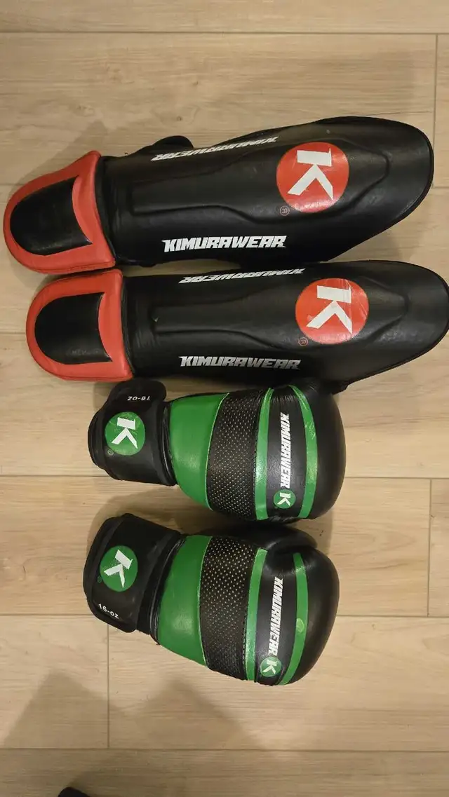 Fitness Package – Boxing + Pulley Tower + Shin Pads – $165 (Fir in Exercise Equipment in Prince Albert - Image 3