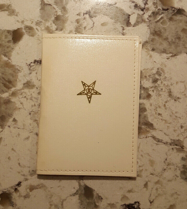 OES EASTERN STAR pocket notebook,  w/pencil and pad,  unused in Other in Regina