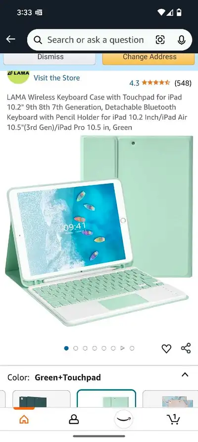 [Keyboard Case with Wide Compatibility]: LAMA keyboard case is designed for 10.2 inch and 10.5 inch...
