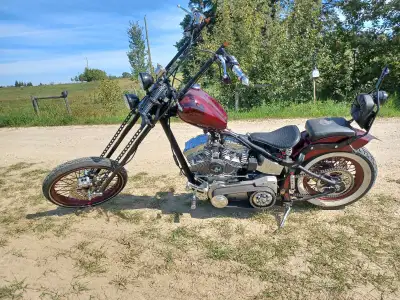 103 inch Harley Davidson twin cam engine 5 speed transmission BDL 3 inch primary compression release...