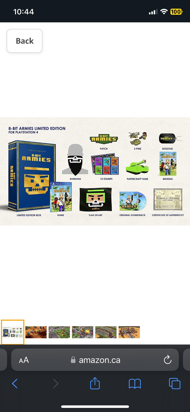 8-Bit Armies Limited Edition PS4 version in Sony Playstation 4 in City of Toronto - Image 2