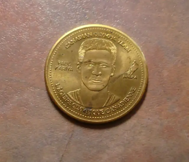 Canadian Olympic Hockey Team 2002 collector coin Paul Kariya