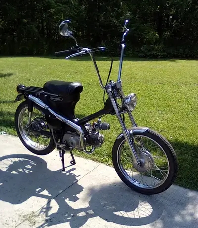 Restored & Modified OEM Honda 70cc Powered Electric (& kick) Start Street Legal Licensed Turn Key Ri...