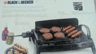 New Black Decker portable grill, View more