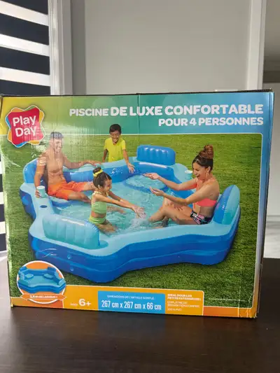 Bluescape Deluxe Comfort Pool, Soft Sided Above Ground Pool, View more