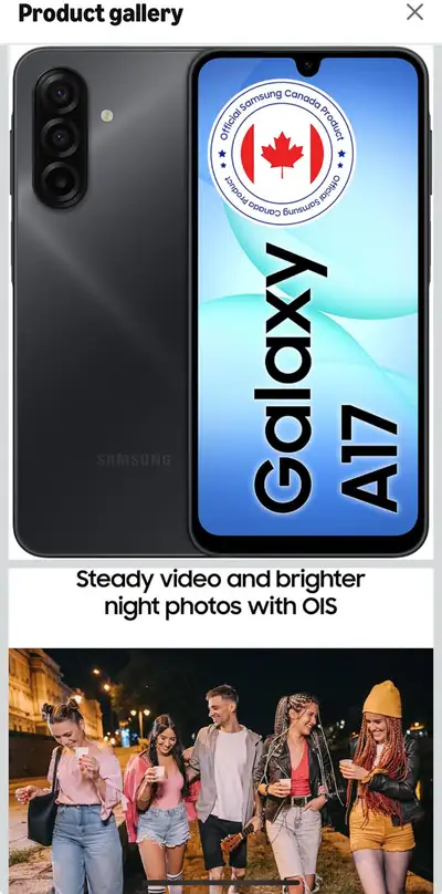 Samsung A17 , almost like a Brand new , View more