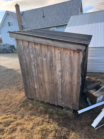 8x6 7x6 barn nearly new, View more