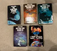 5x Vintage Star Trek Reader Hardcovers