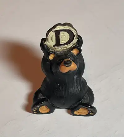 BearFoots bear holding the Letter ‘D’, View more