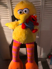 XL Big Bird 38" Plush Doll Sesame Street Show Character Hasbro