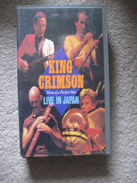 King Crimson - Three of a Perfect Pair Live in Japan VHS tape