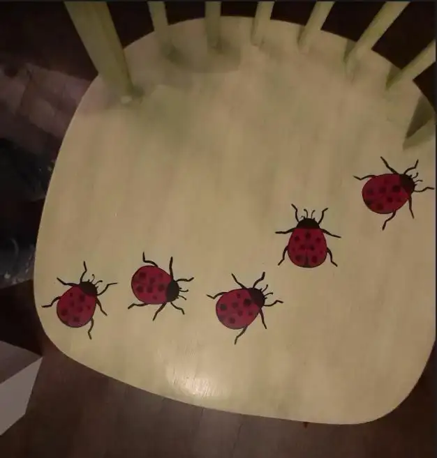 Ladybug artisan occasional, desk, kids or dining chair in Chairs & Recliners in Markham / York Region - Image 6