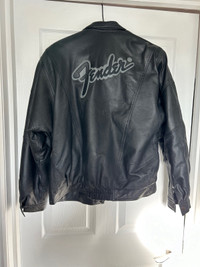 Fender custom shop leather jacket 