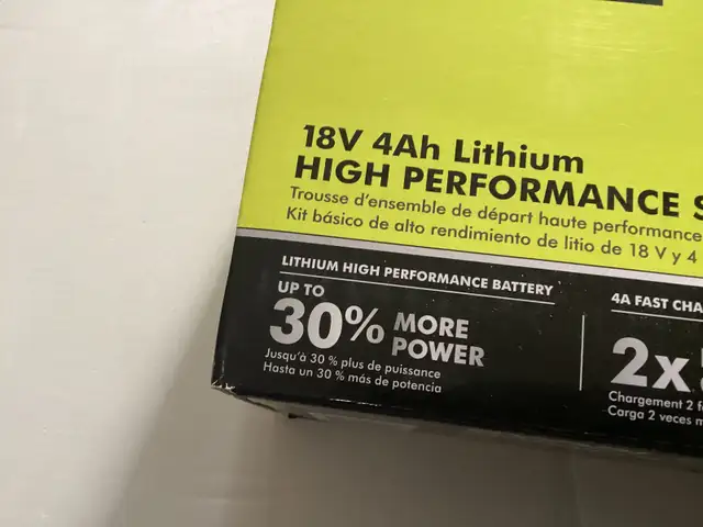 Ryobi 18v HP Battery (New) in Power Tools in Calgary - Image 8