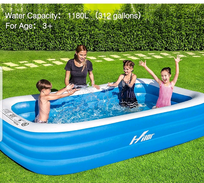 Inflatable pool, View more