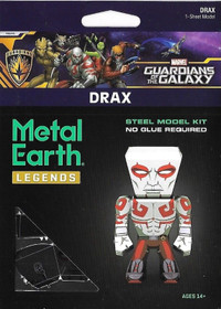 Fascinations Metal Earth Legends Marvel GOTG DRAX Model Kit