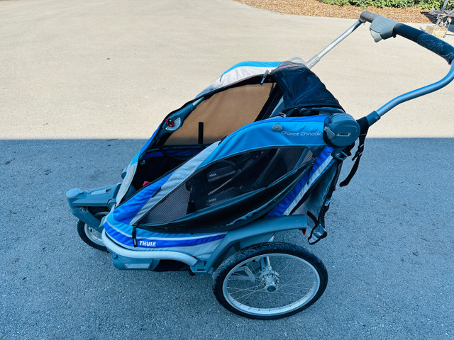 Thule Chariot Chinook 2 Seater Jogging / Biking Carrier in Strollers, Carriers & Car Seats in Calgary