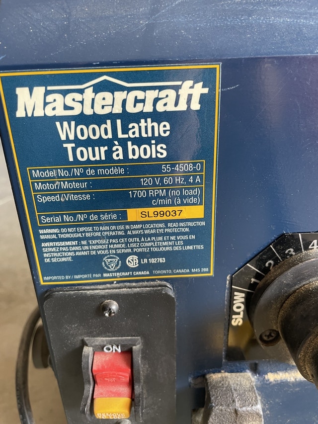 MasterCraft cast iron wood/metal lathe Power Tools Calgary Kijiji