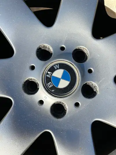 BMW 16” alloy rims $125 for all 4 OBO Set of 4 pick up in Aurora, Newmarket, Richmond Hill area only