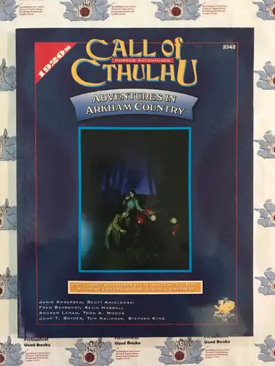 RPG: Call of Cthulhu; Adventures in Arkham Country, View more