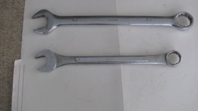 Brico Combination Wrenches 1 1/4" and 1" in Hand Tools in Lloydminster