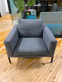 Ikea dark grey armchair
