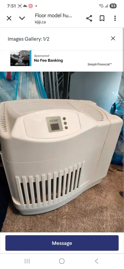 Floor model humidifier, View more