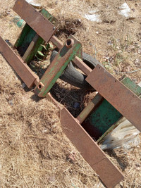 Tractor quick attach pallet forks and spear