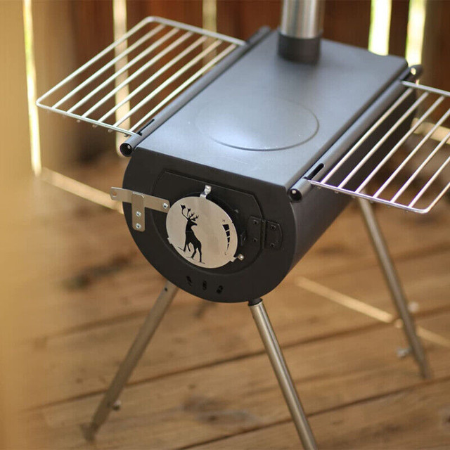 portable camp stove with chimney in Fishing, Camping & Outdoors in City of Toronto - Image 2