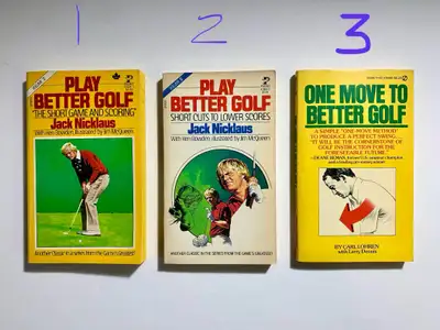 Jack Nicklaus, Carl Lohren (vintage golf paperbacks), View more