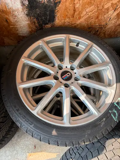 selling a set of copper winter tires with top of the line rims (euro design) in excellent condition...