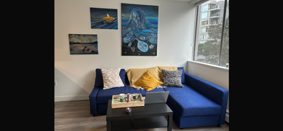 IKEA Pull out couch with storage, View more