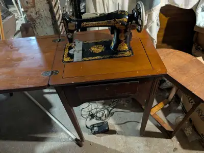  Antique singer sewing machine , View more