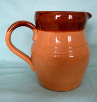 PICHET POTTERIE ANGLAISE T.G. GREEN c.1930 POTTERY PITCHER