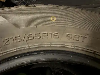 3 Mazzini Winter Tires 265 / 65 / 16 1 Non Matching Brand Winter Tire same size Excellent tread left...