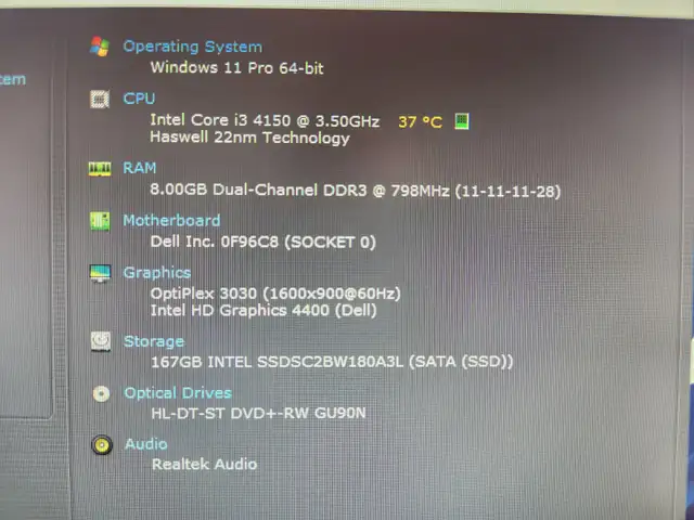 Desktop All-in-One | Intel I3 | 8 Gb RAM | 180 Gb SSD | Wi-Fi in Desktop Computers in Laval / North Shore - Image 3