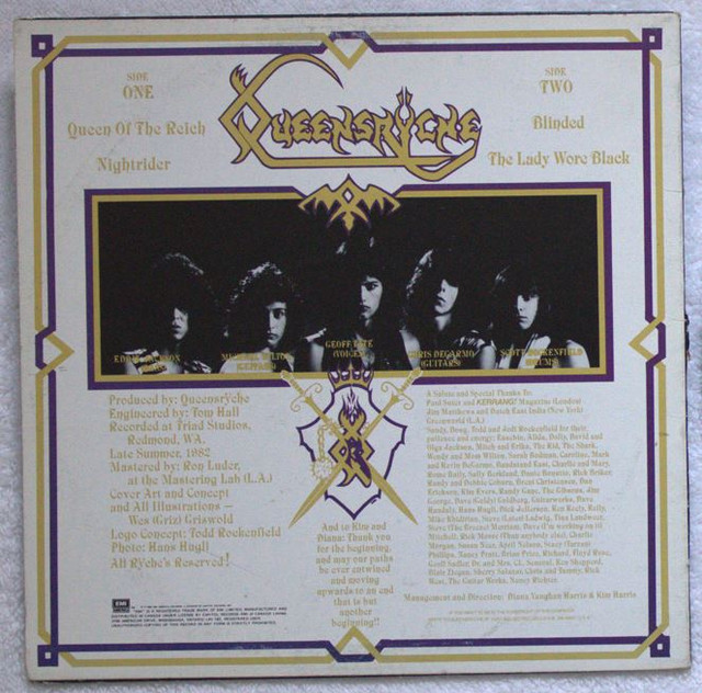 Queensryche Heavy metal Vinyl Vynile Queensryche 1983 25$ dans CD, DVD et Blu-ray  à Saint-Hyacinthe - Image 2