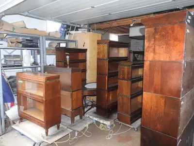 Several antique barrister bookcase  2,3,4 levels restored, View more