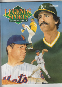 Legends Sports Memorabilia price Guide July/Aug 1992