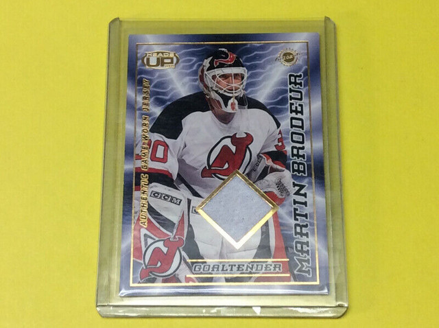 Hockey Cards - Martin Brodeur Rookie & Jersey Card $35 in Arts & Collectibles in Ottawa - Image 3