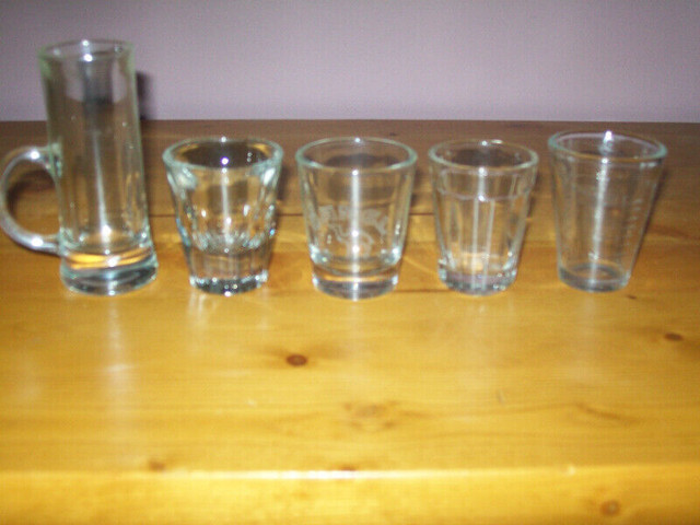 shot glasses/festive holder/glasses in Kitchen & Dining Wares in Kawartha Lakes