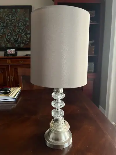 Table lamp w shade, View more