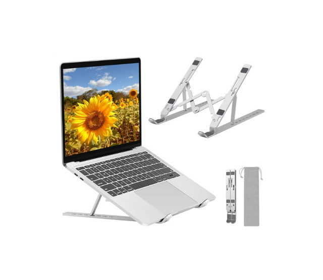 Laptop/tablet stand with 6 adjustable angles & foldable.   (NEW) in Laptop Accessories in Mississauga / Peel Region