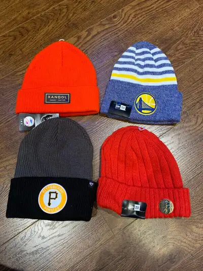 Toques / Knit Hats - Kangol, Golden State, Raptors  - Brand New, View more