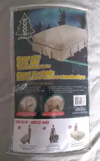 Inflatable Queen Bed w/ Memory Foam