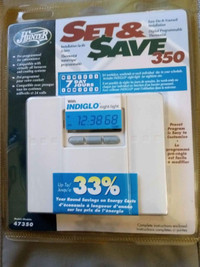 NEW Hunter Set & Save 350 programmable thermostat