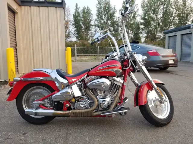 2005 harley davidson fatboy cvo in Street, Cruisers & Choppers in Regina - Image 3